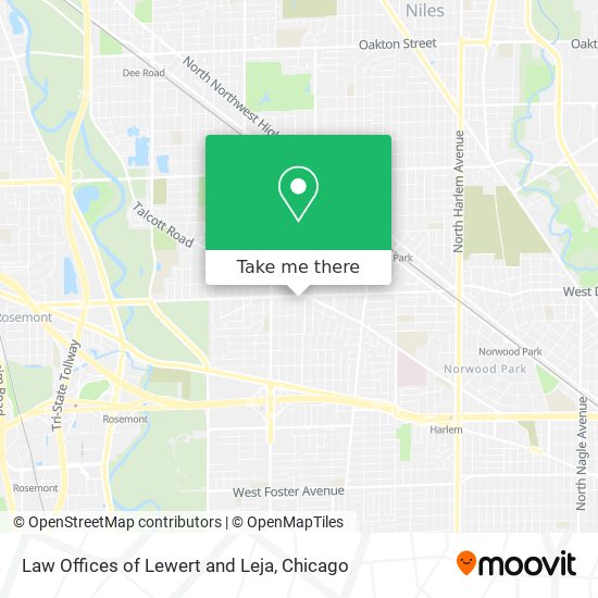 Law Offices of Lewert and Leja map