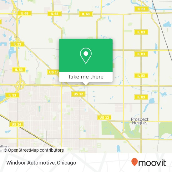 Windsor Automotive map