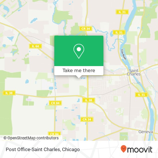 Mapa de Post Office-Saint Charles