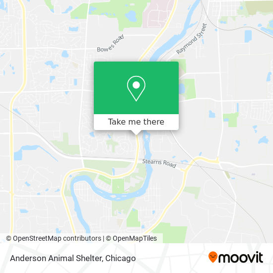Anderson Animal Shelter map