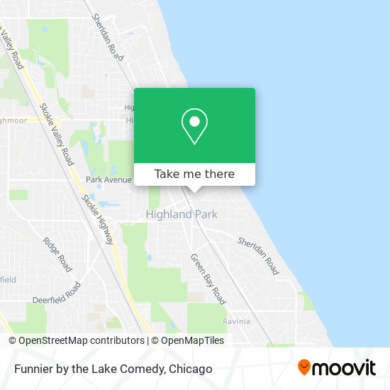 Funnier by the Lake Comedy map