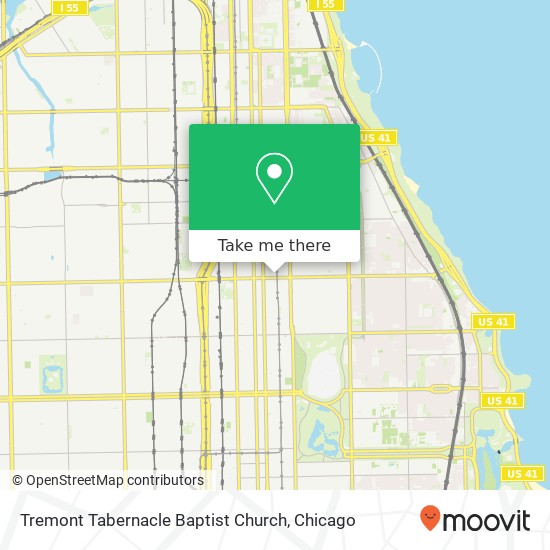 Mapa de Tremont Tabernacle Baptist Church