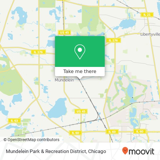 Mundelein Park & Recreation District map