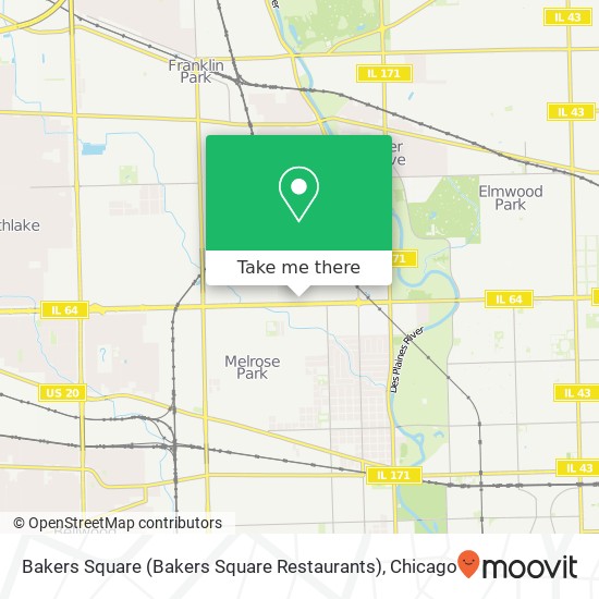 Bakers Square (Bakers Square Restaurants) map