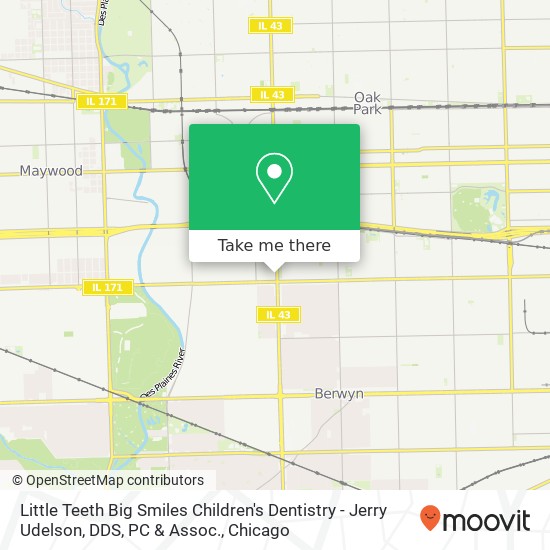 Mapa de Little Teeth Big Smiles Children's Dentistry - Jerry Udelson, DDS, PC & Assoc.