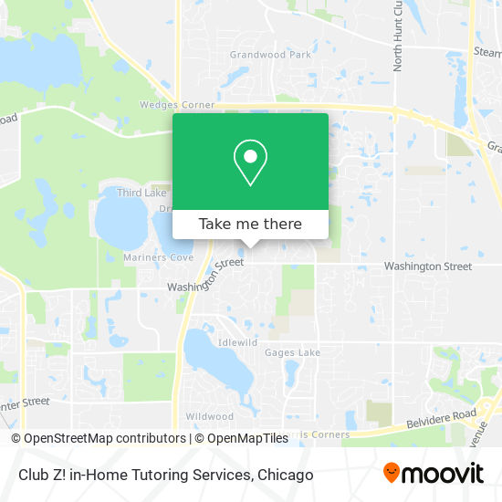 Mapa de Club Z! in-Home Tutoring Services