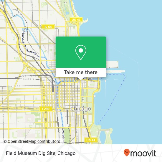 Field Museum Dig Site map