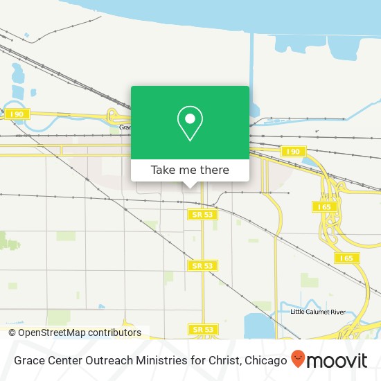 Grace Center Outreach Ministries for Christ map
