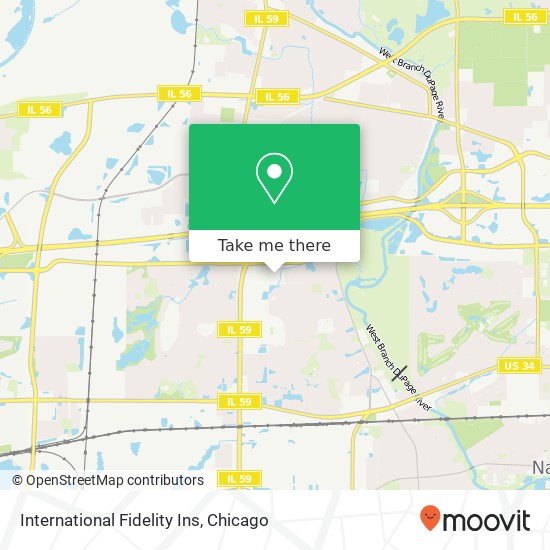 International Fidelity Ins map