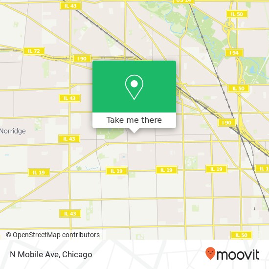 Mapa de N Mobile Ave