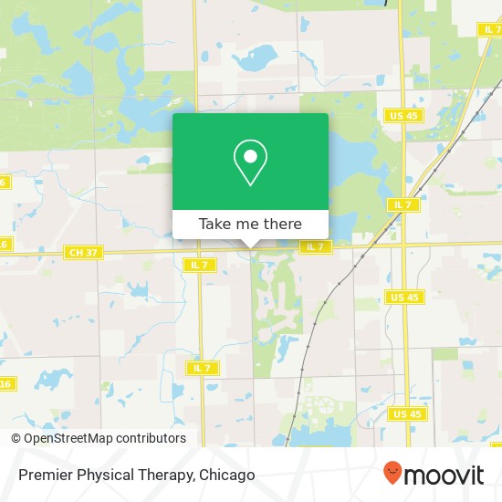 Premier Physical Therapy map