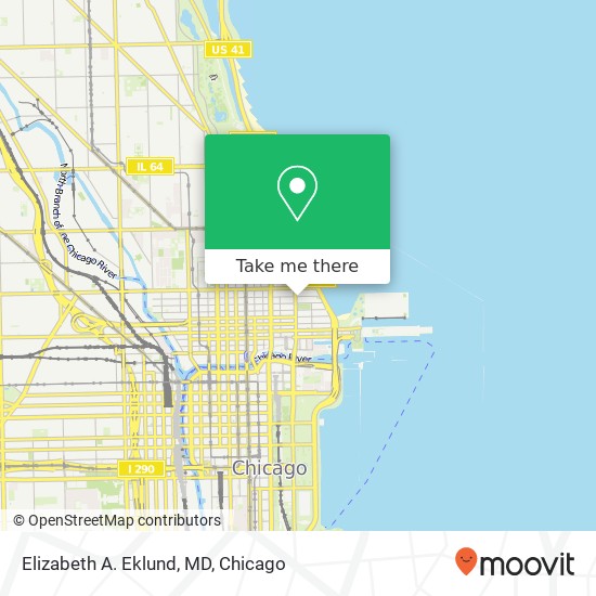 Elizabeth A. Eklund, MD map