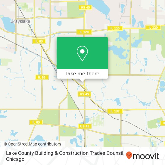 Mapa de Lake County Building & Construction Trades Counsil