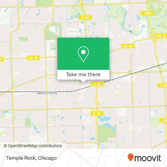 Temple Rock map