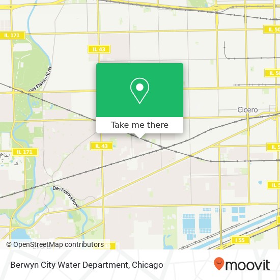 Mapa de Berwyn City Water Department