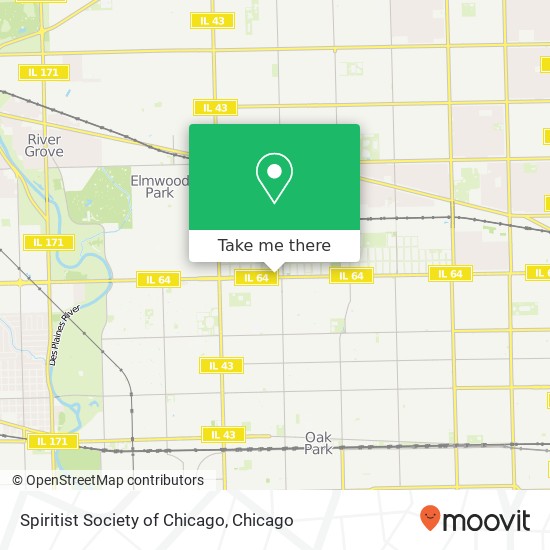 Mapa de Spiritist Society of Chicago