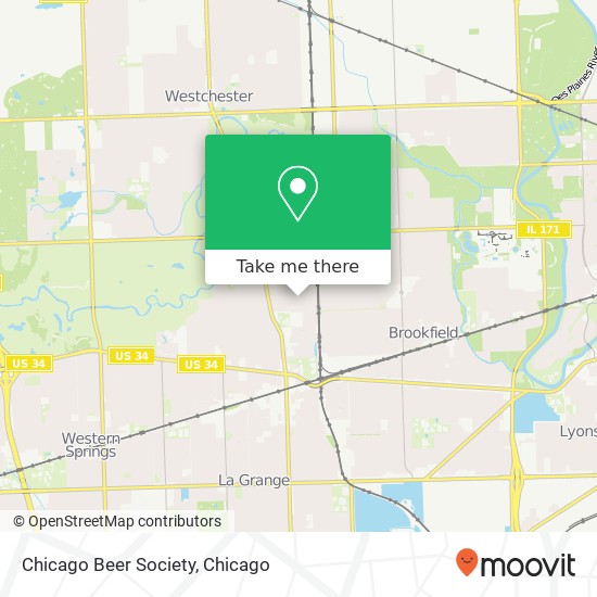 Mapa de Chicago Beer Society