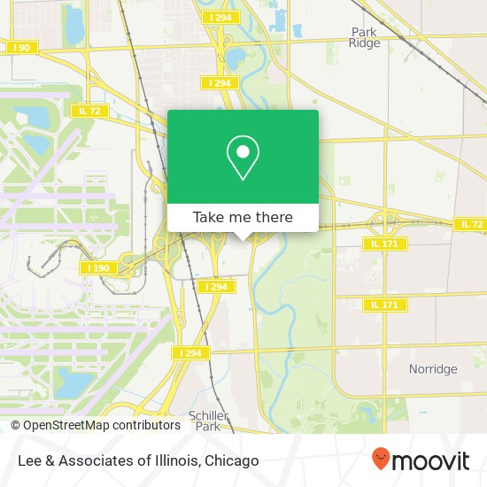 Lee & Associates of Illinois map