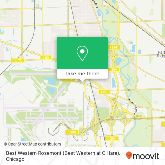 Best Western-Rosemont (Best Western at O'Hare) map