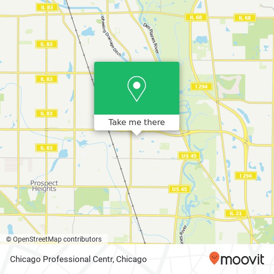 Chicago Professional Centr map