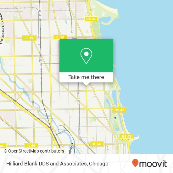 Hilliard Blank DDS and Associates map