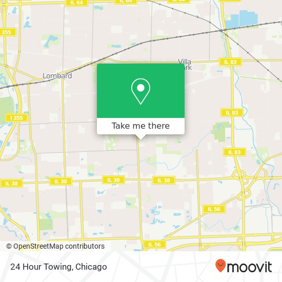 Mapa de 24 Hour Towing