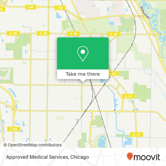 Mapa de Approved Medical Services