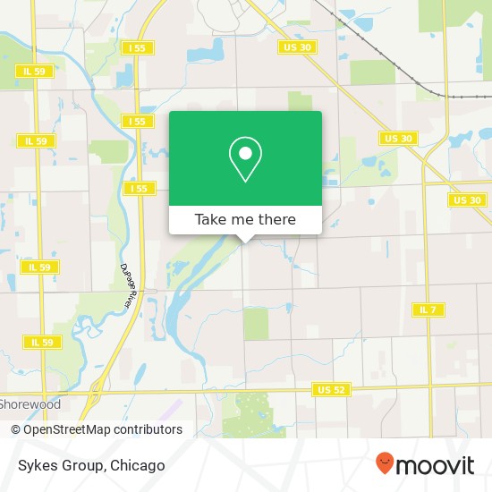 Sykes Group map