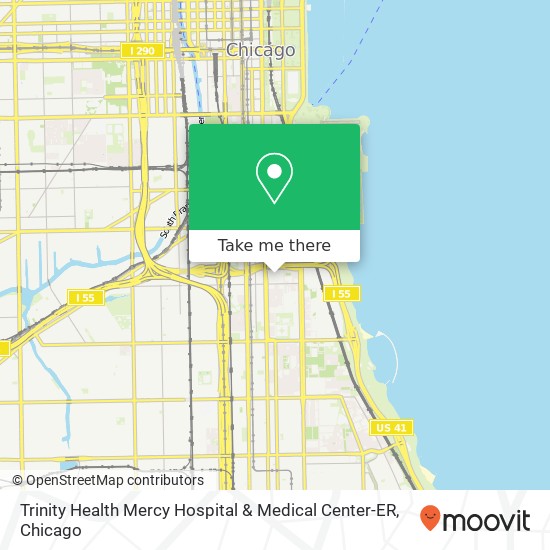 Trinity Health Mercy Hospital & Medical Center-ER map