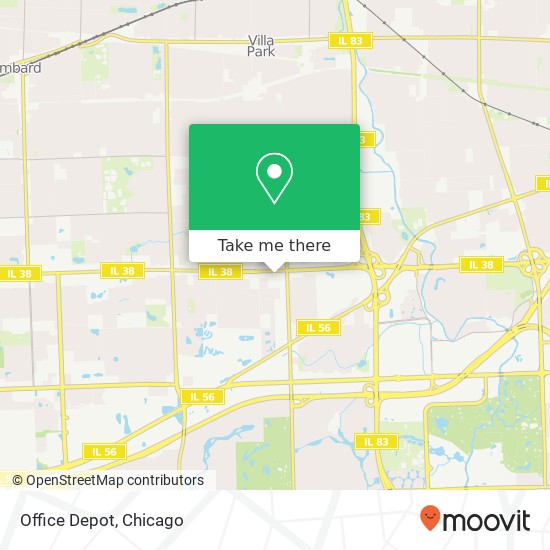 Office Depot map