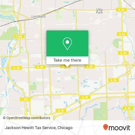 Jackson Hewitt Tax Service map