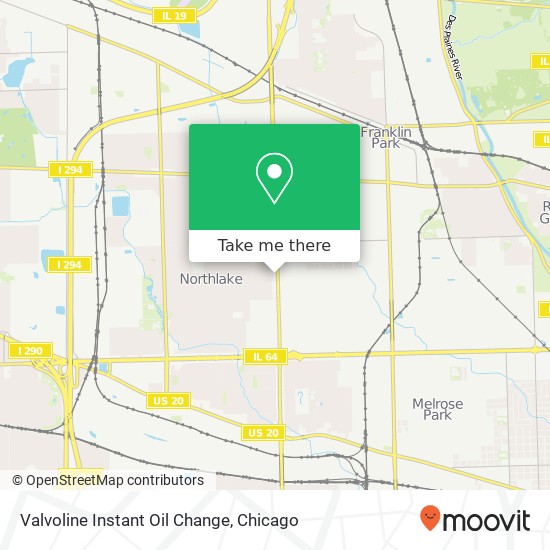 Valvoline Instant Oil Change map