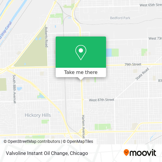 Mapa de Valvoline Instant Oil Change