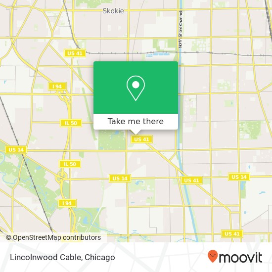 Lincolnwood Cable map