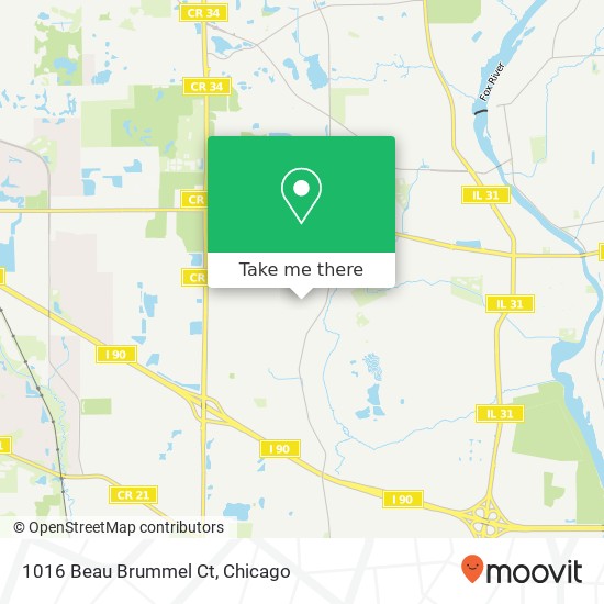 1016 Beau Brummel Ct map