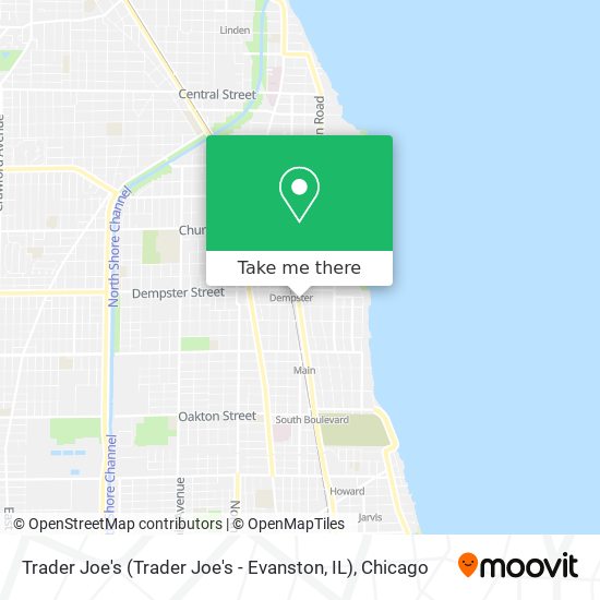 Trader Joe's (Trader Joe's - Evanston, IL) map