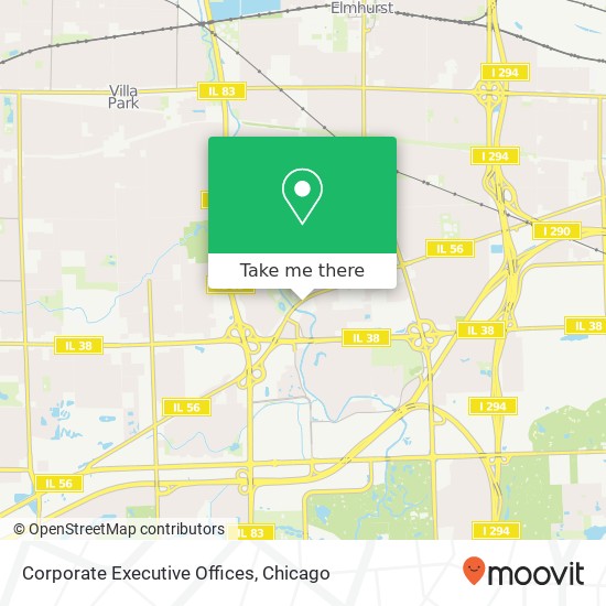 Corporate Executive Offices map