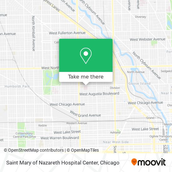 Mapa de Saint Mary of Nazareth Hospital Center