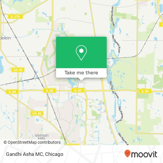 Mapa de Gandhi Asha MC