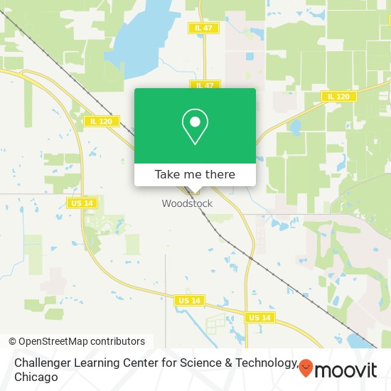 Mapa de Challenger Learning Center for Science & Technology