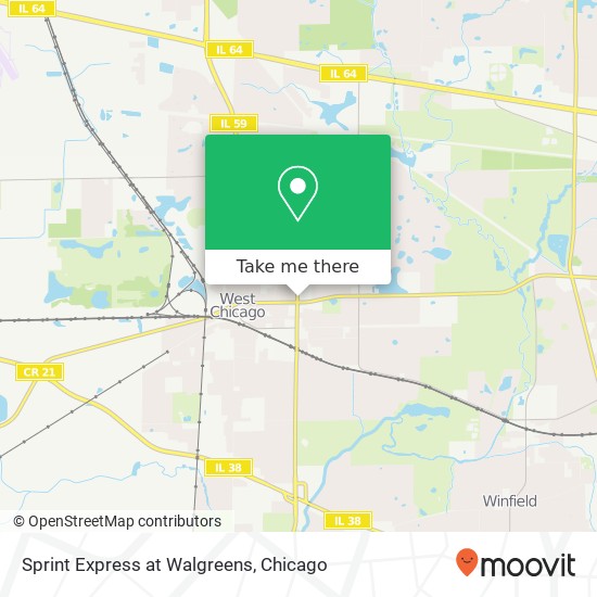 Mapa de Sprint Express at Walgreens
