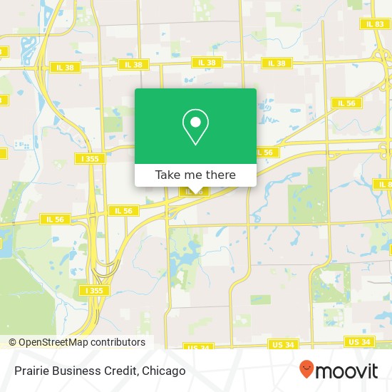 Prairie Business Credit map