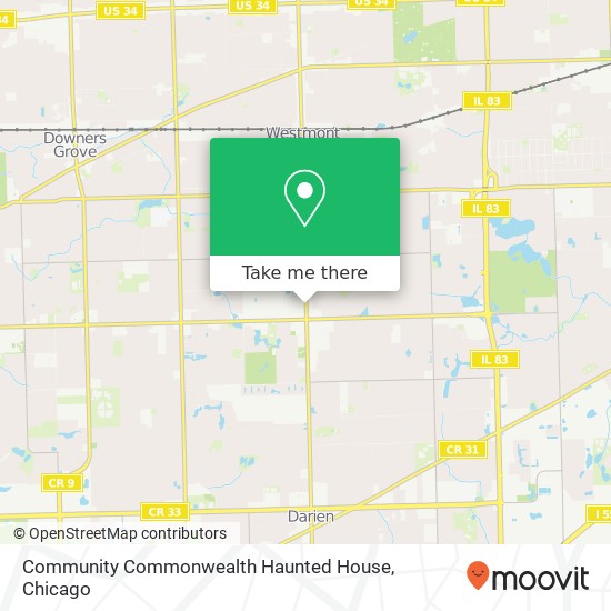 Mapa de Community Commonwealth Haunted House