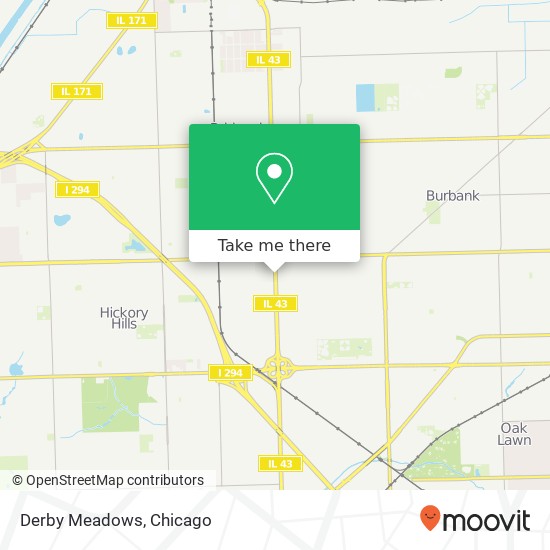 Mapa de Derby Meadows
