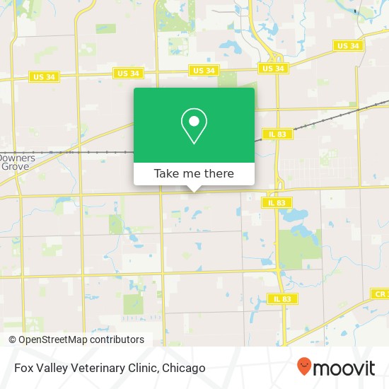 Mapa de Fox Valley Veterinary Clinic