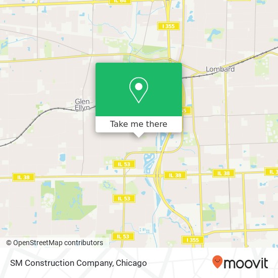 SM Construction Company map