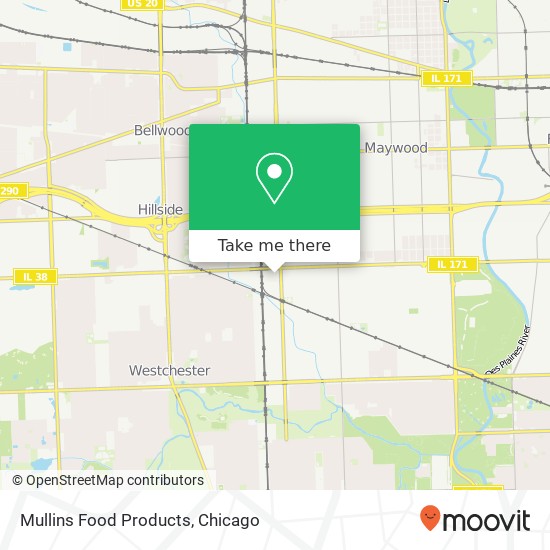 Mapa de Mullins Food Products