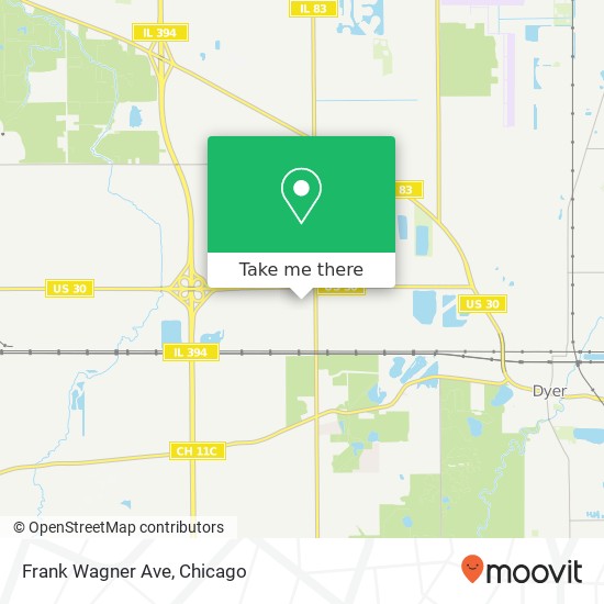 Mapa de Frank Wagner Ave