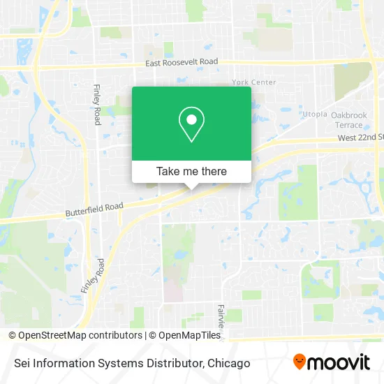 Mapa de Sei Information Systems Distributor