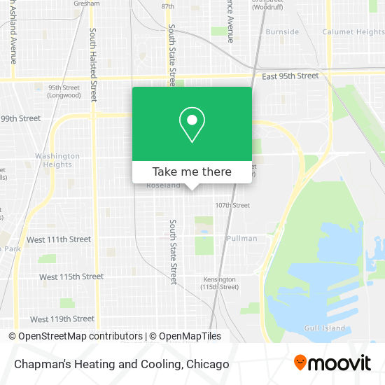 Chapman's Heating and Cooling map